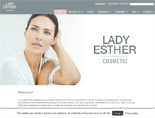 Tablet Screenshot of ladyesther.com